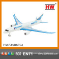 Mini Plastic Solid Color Pull Back Passenger Plane Toy